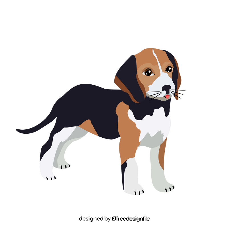 Beagle dog clipart