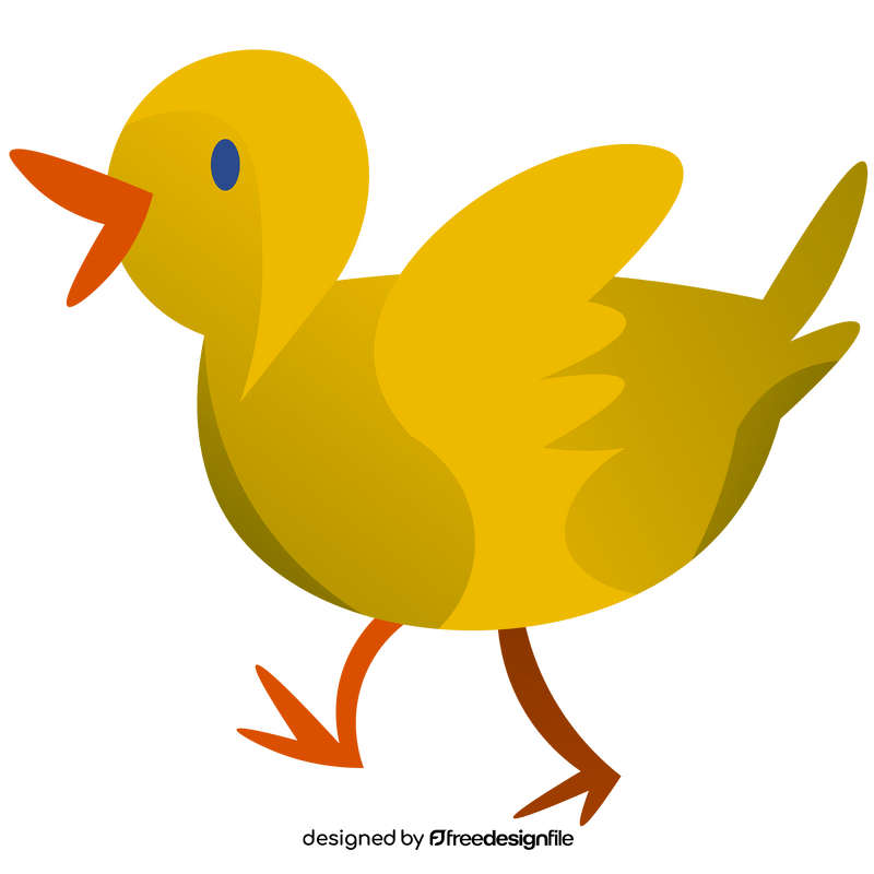 Duckling cartoon clipart