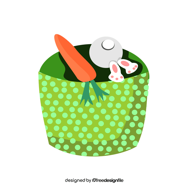 Free easter cupcake clipart