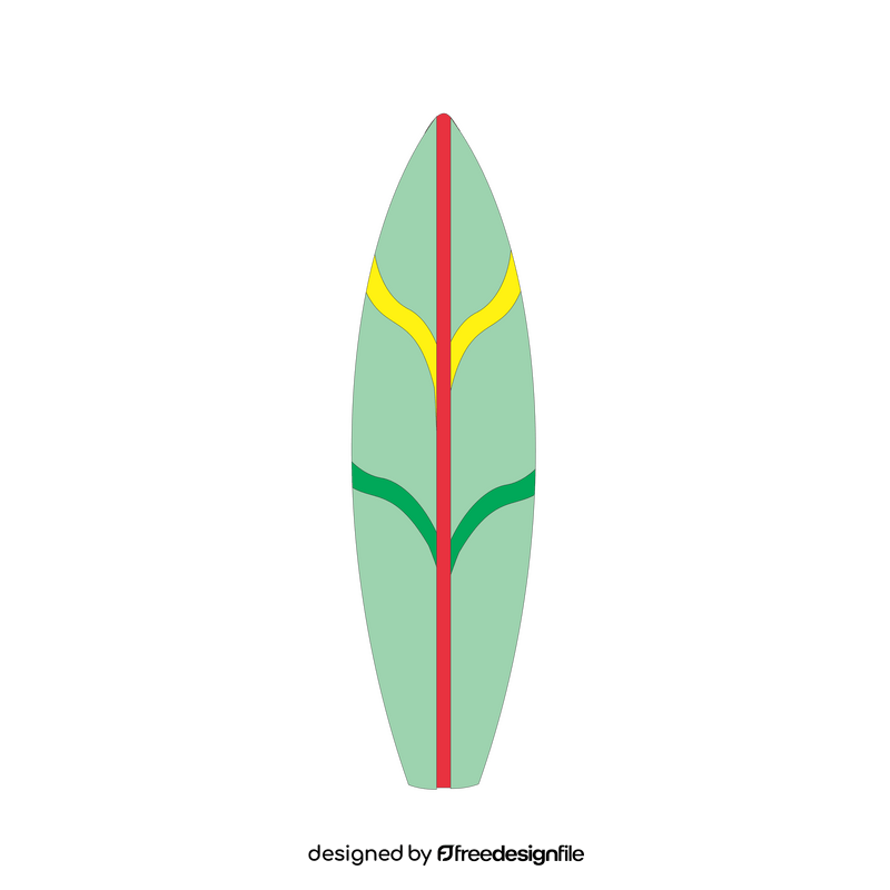 Free surf board clipart