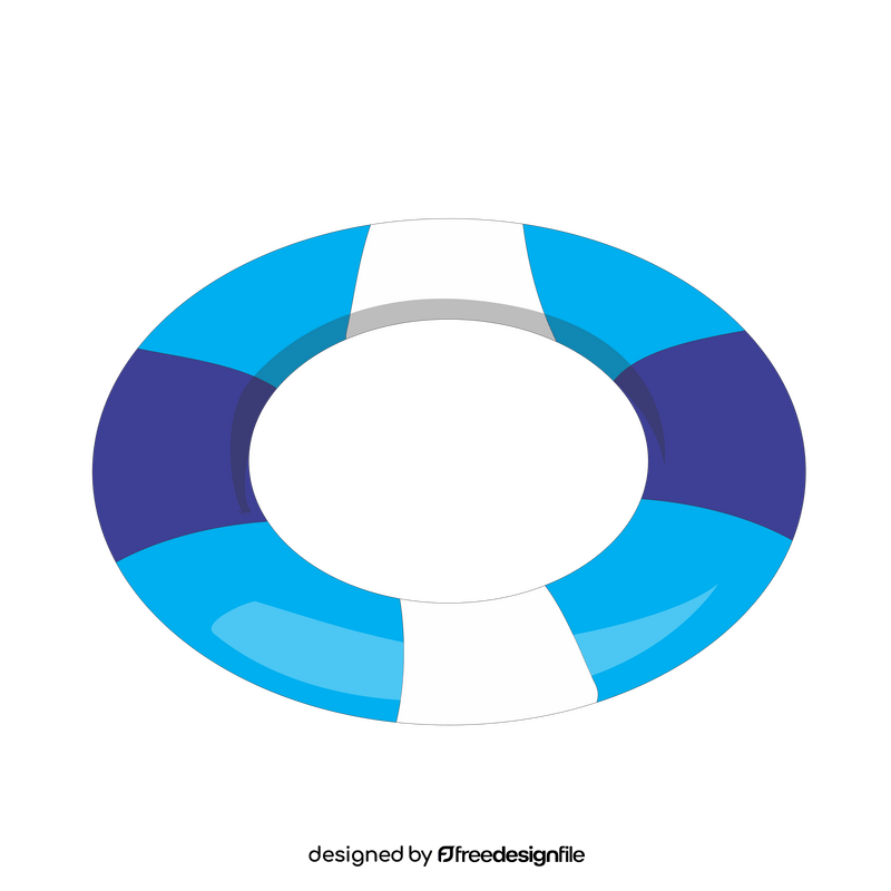 Free swimming ring clipart