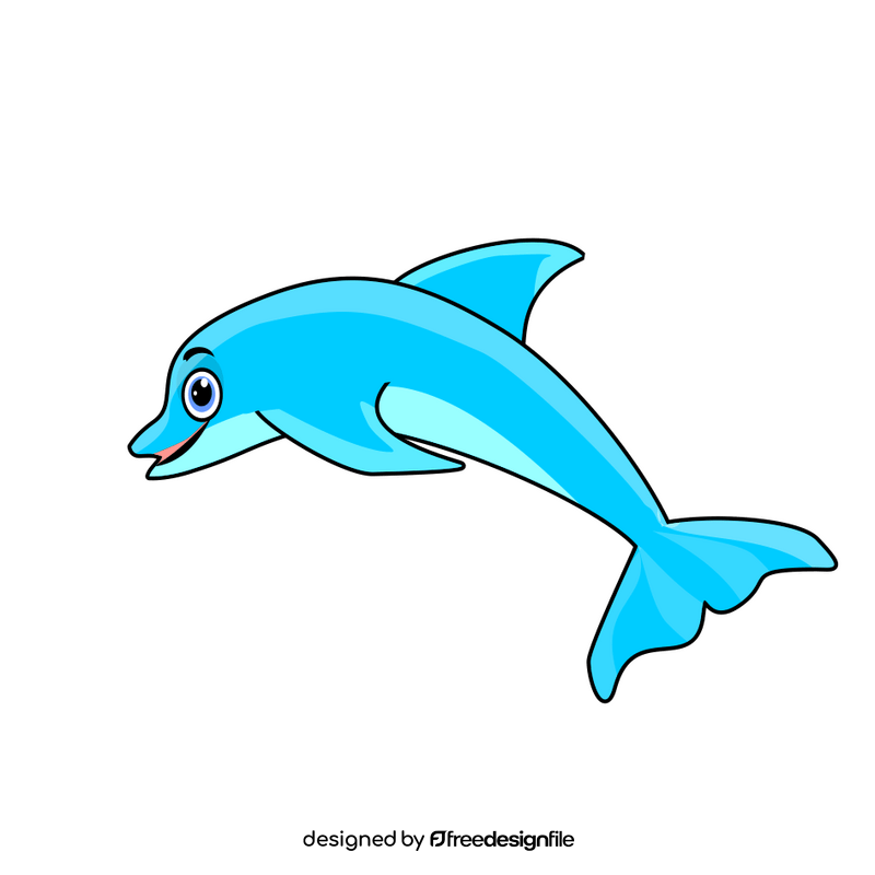 Cute dolphin clipart
