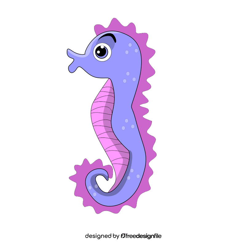 Seahorse illustration clipart
