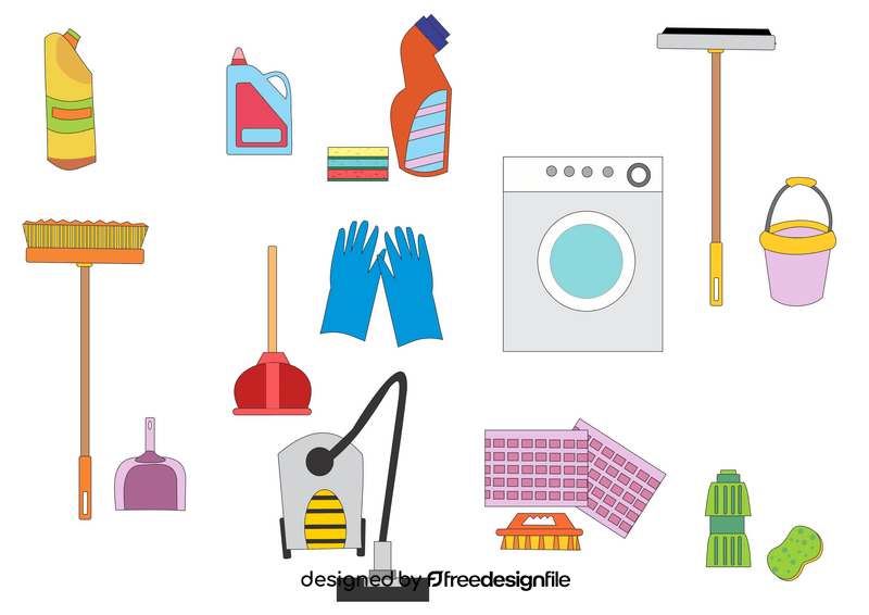 House cleaning vector
