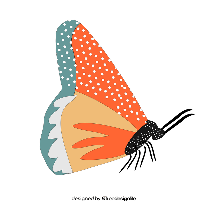 Butterfly cartoon clipart