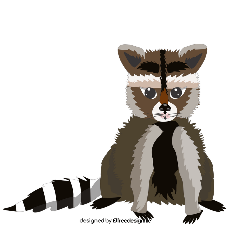 Raccoon animal clipart