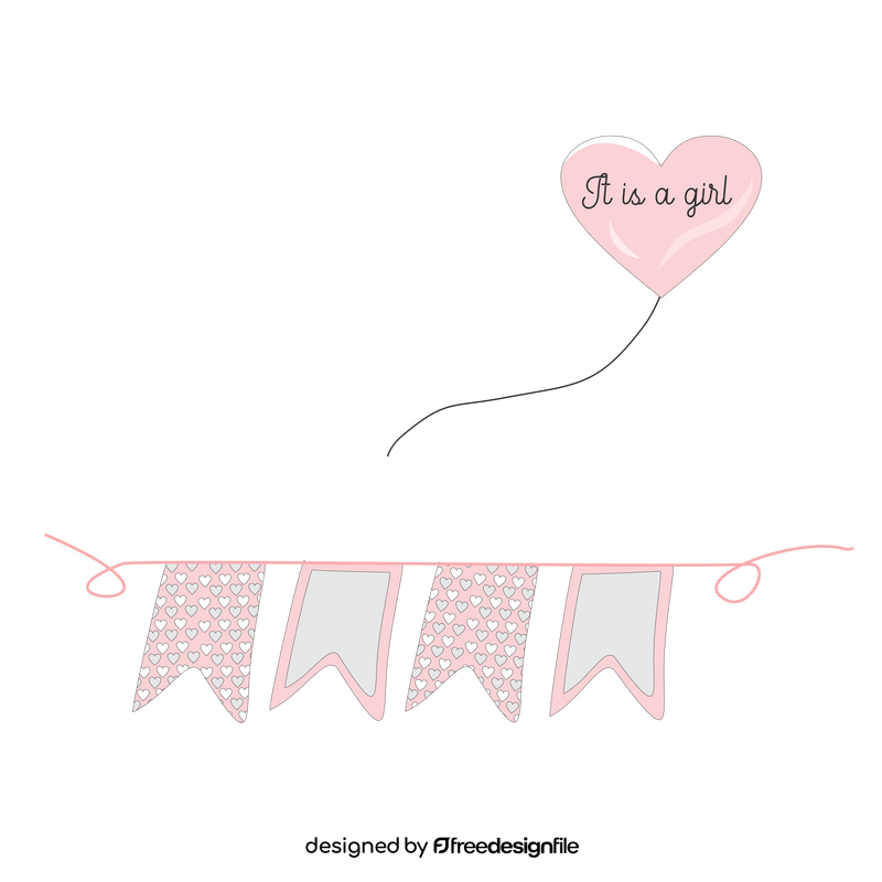 It is a girl illustration clipart