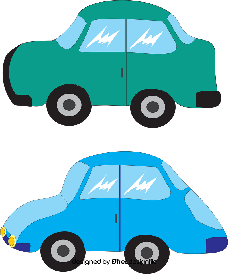 Cartoon cars clipart
