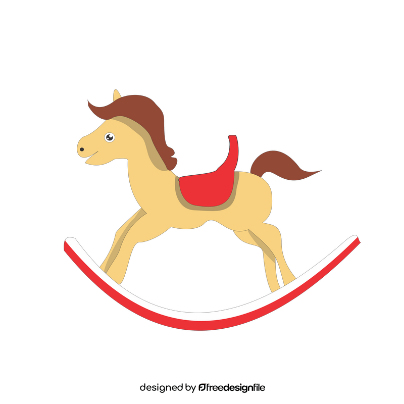 Rocking horse clipart