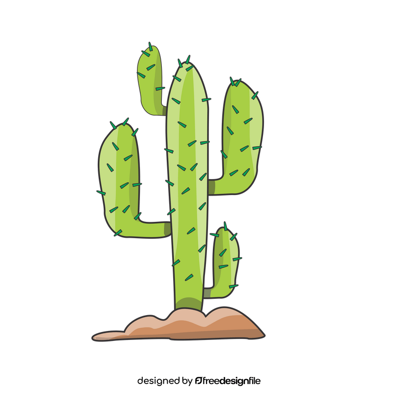 Cactus drawing clipart