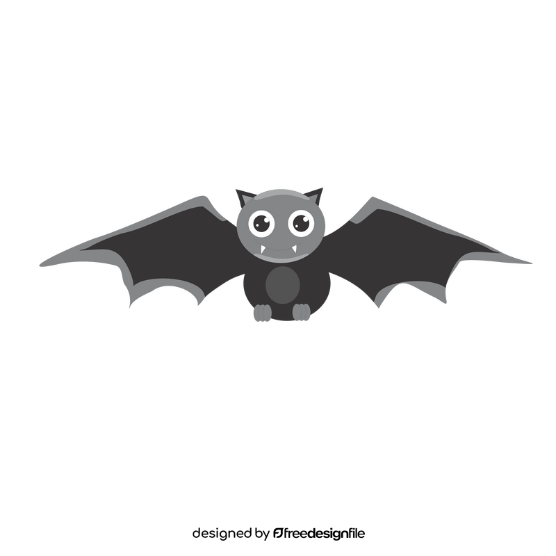 Cartoon bat clipart