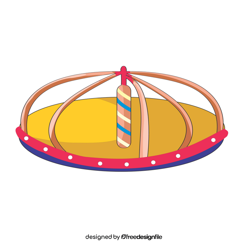 Merry go round illustration clipart