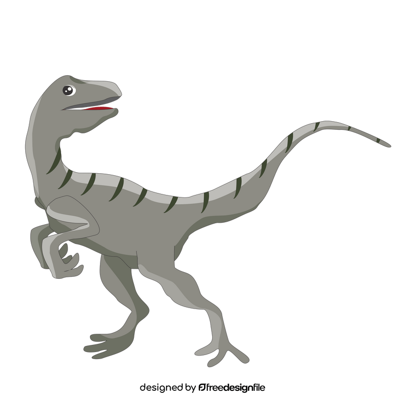 Velociraptor dinosaur clipart