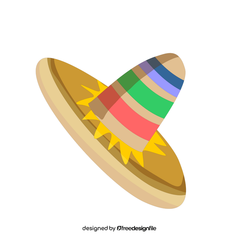 Mexican hat clipart
