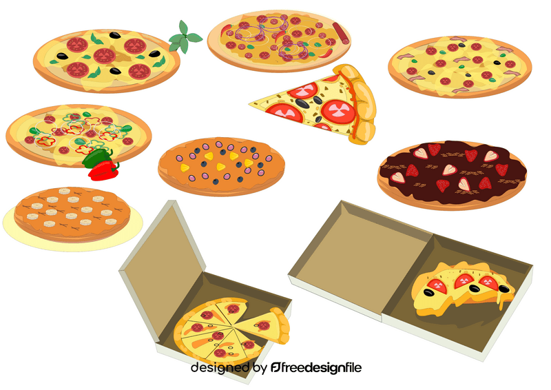 Free pizza vector