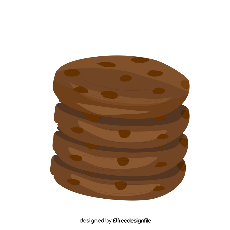 Chocolate biscuits illustration clipart