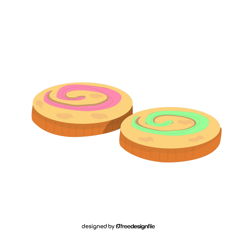 Milky biscuits drawing clipart