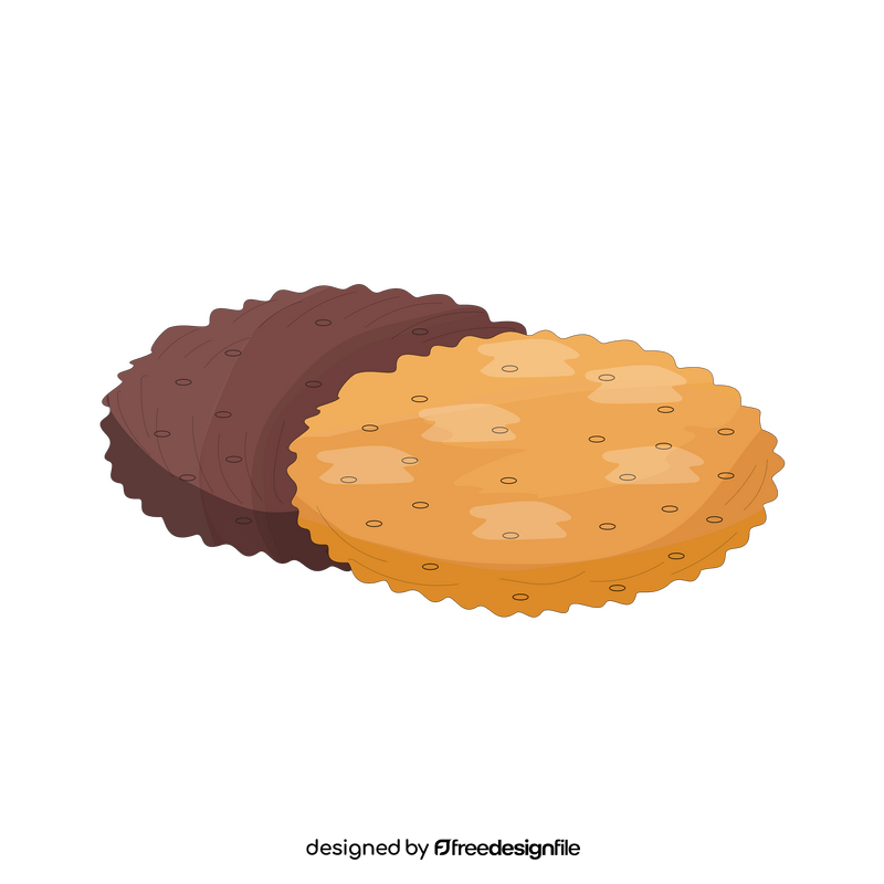 Free maize and chocolate biscuits clipart