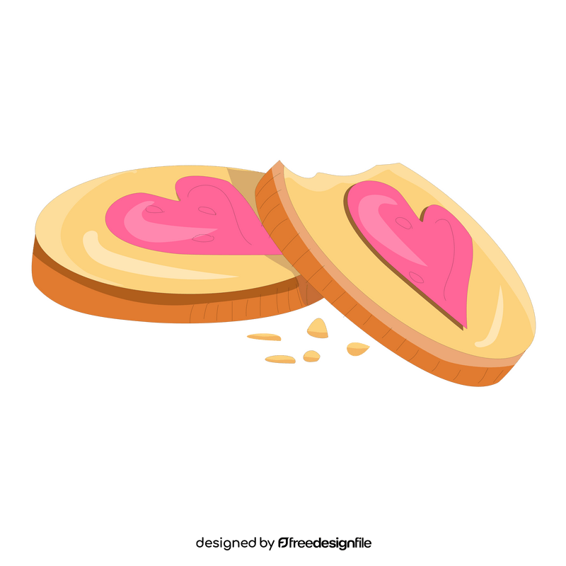 Oat biscuit illustration clipart