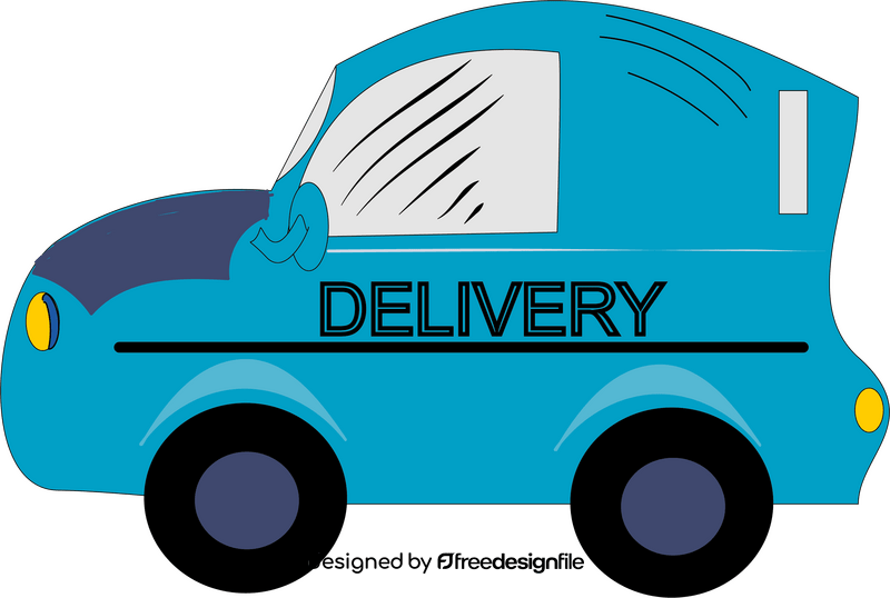Free delivery car clipart