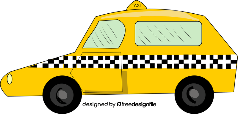 Taxi illustration clipart