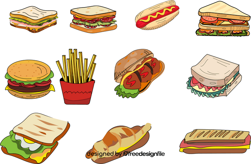 Sandwiches vector