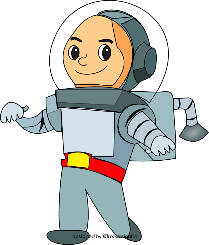 Cartoon astronaut clipart
