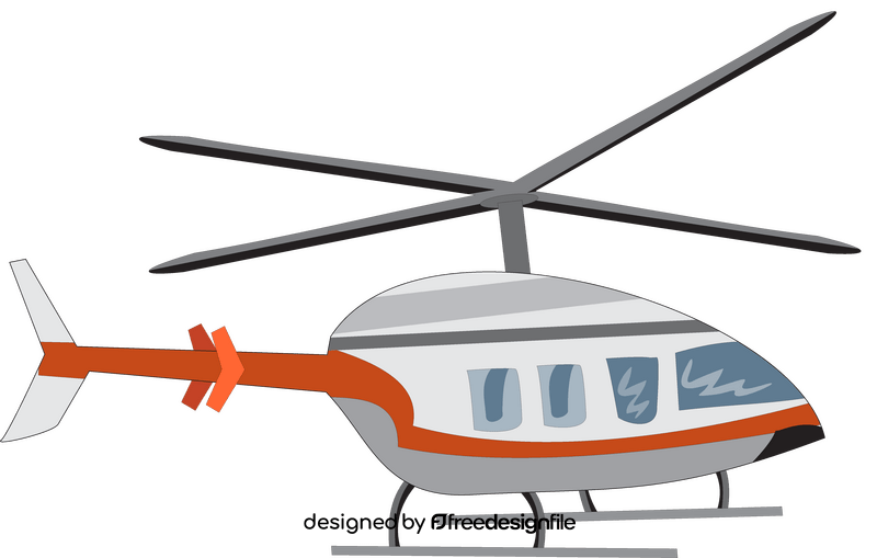 Helicopter drawing clipart