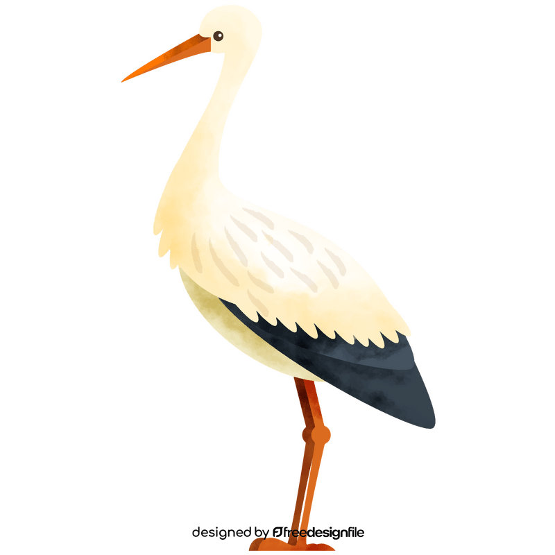 Stork clipart