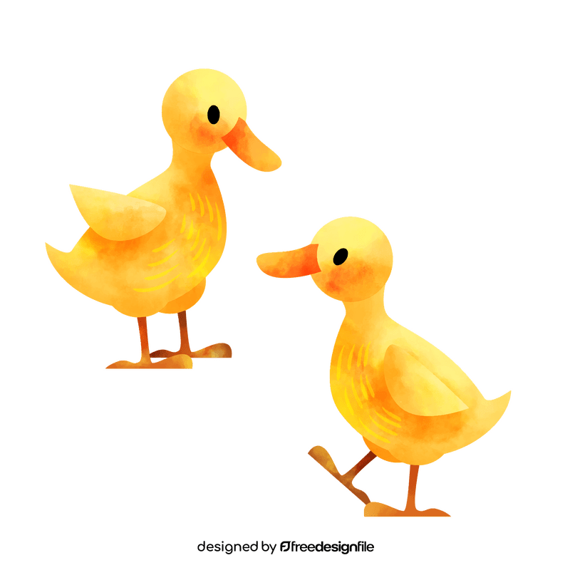 Ducklings clipart