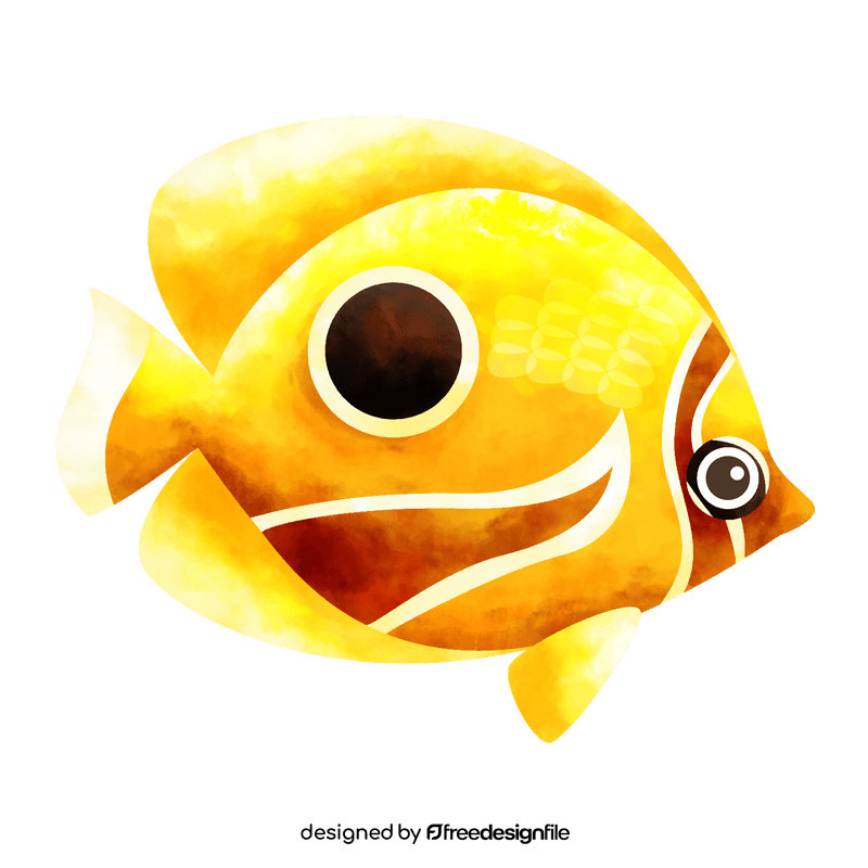 Butterfly fish clipart
