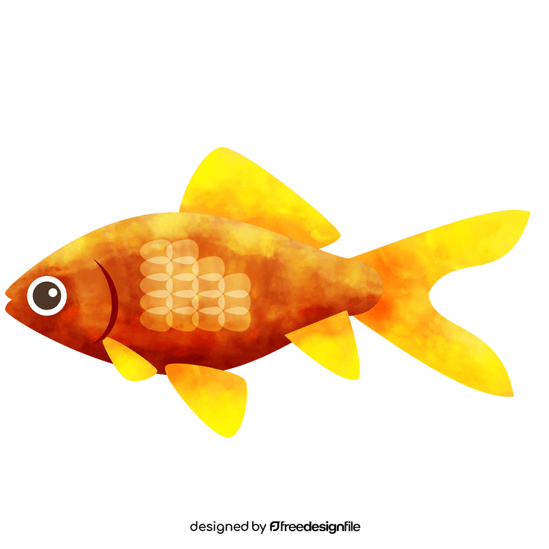 Wakin goldfish clipart