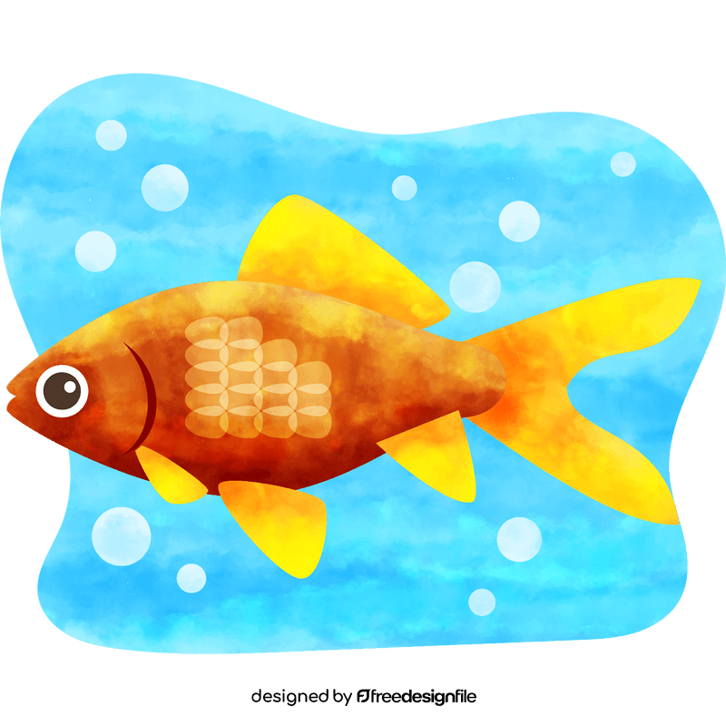 Wakin goldfish vector