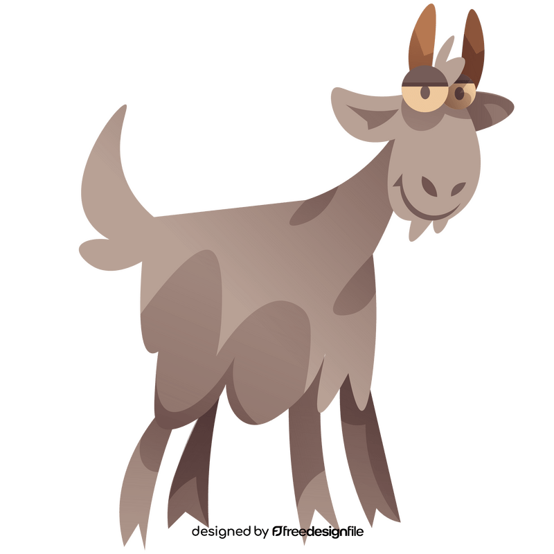 Goat cartoon clipart