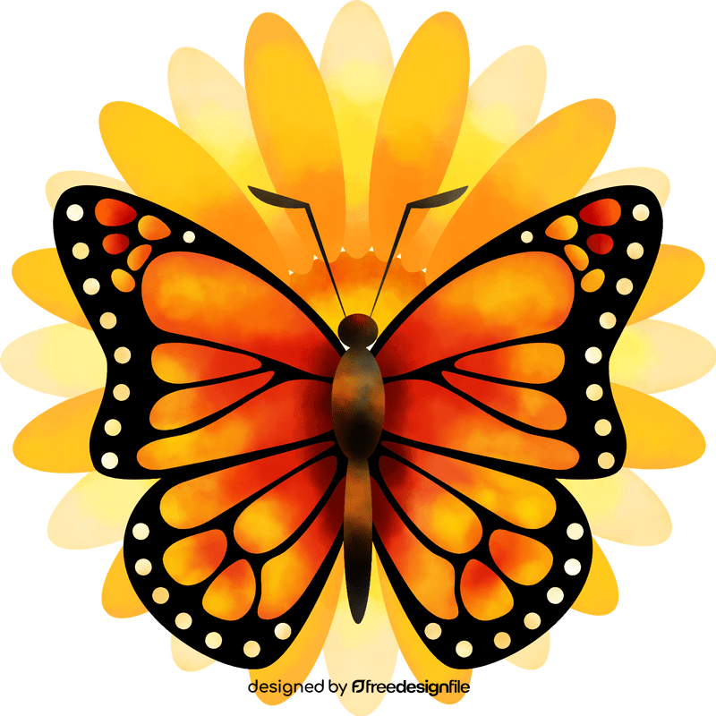Monarch butterfly vector