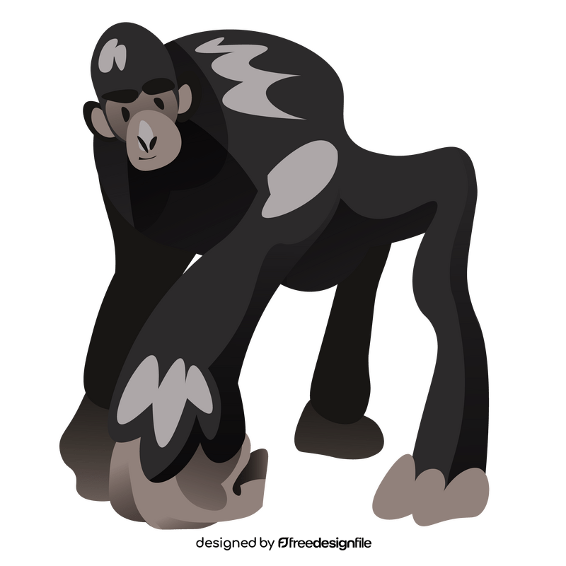 Gorilla monkey clipart