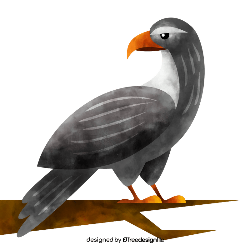 Northern goshawk bird clipart