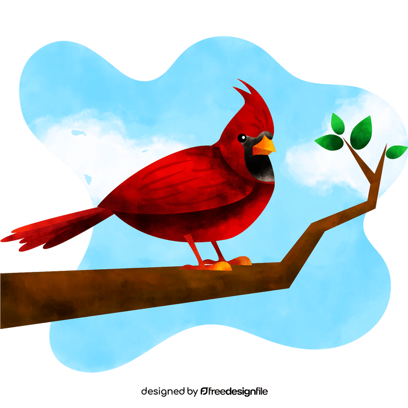 Cardinal bird vector