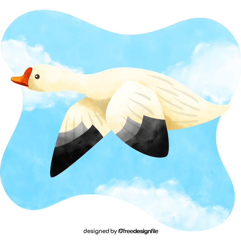 Snow geese bird vector