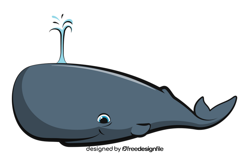 Sperm whale clipart