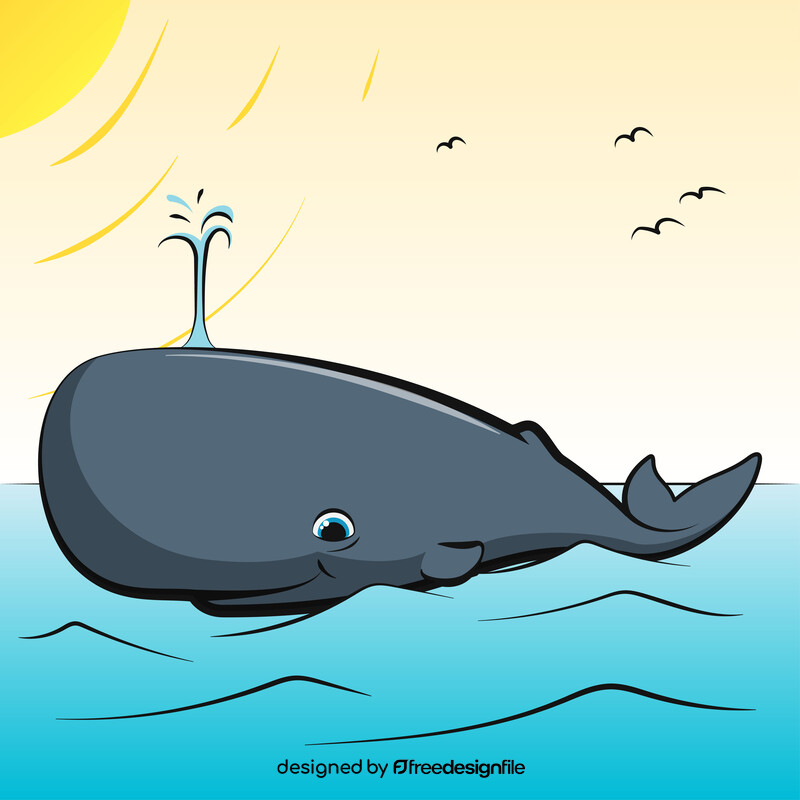 Sperm whale vector