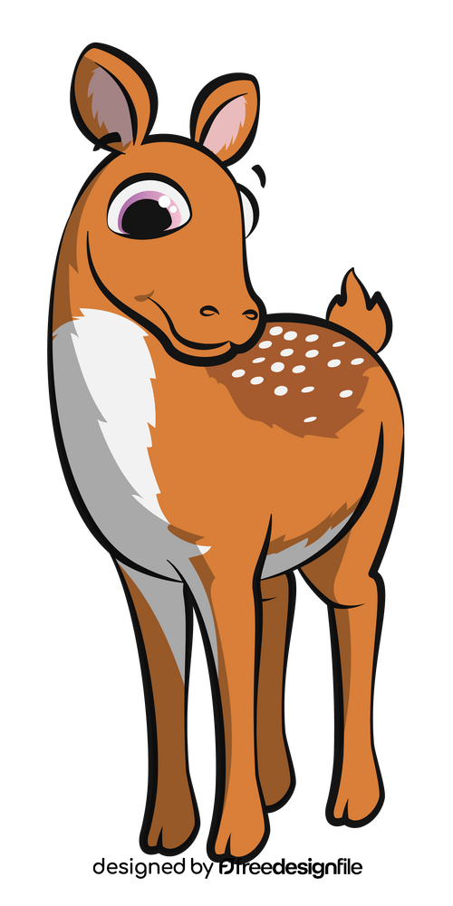 Deer cartoon clipart