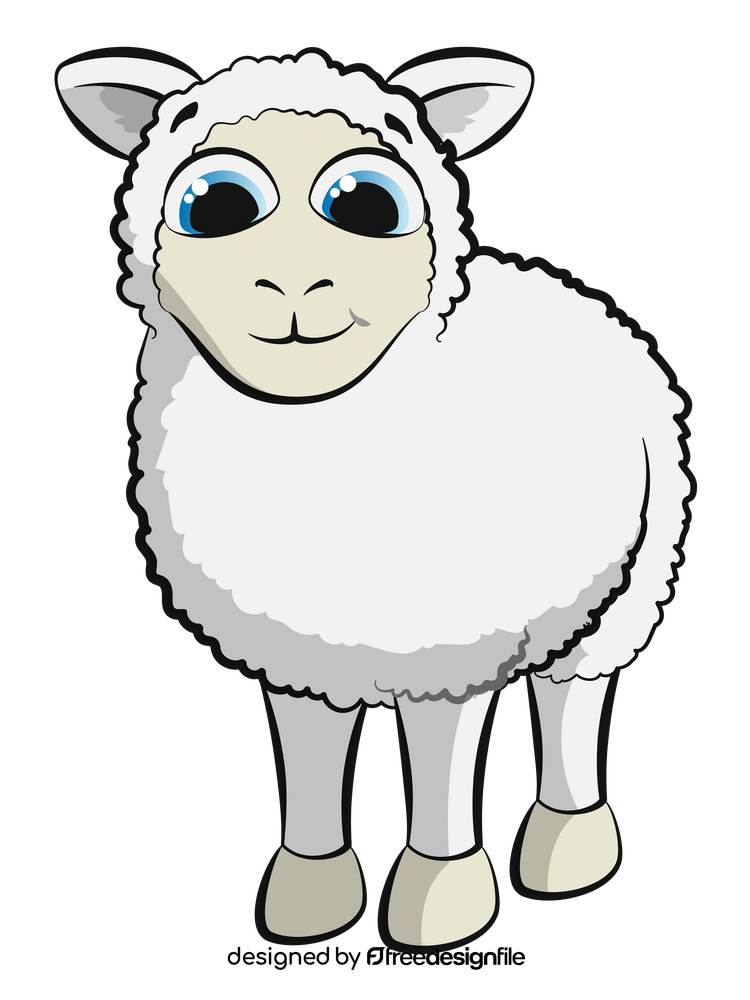 Sheep cartoon clipart