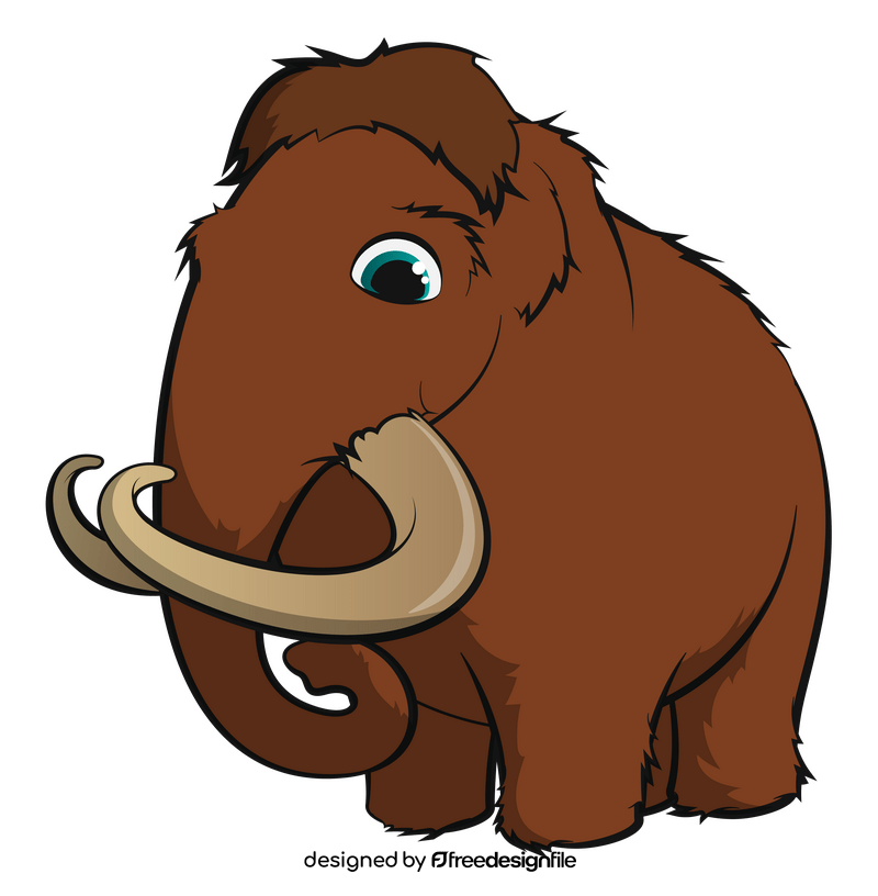 Mammoth cartoon clipart
