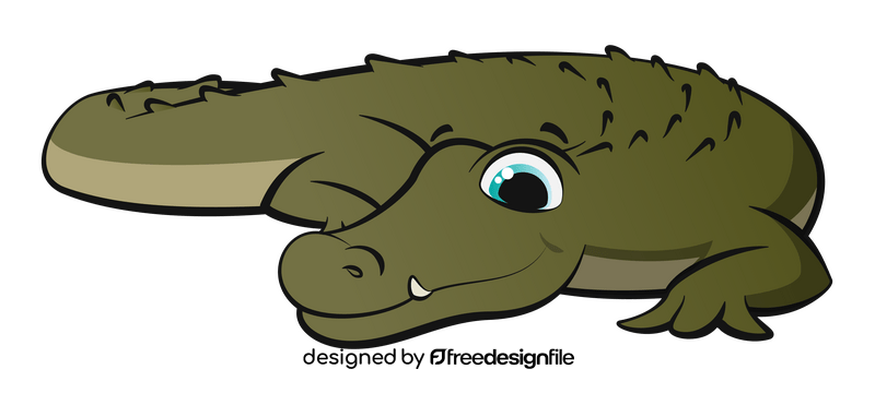 Alligator cartoon clipart