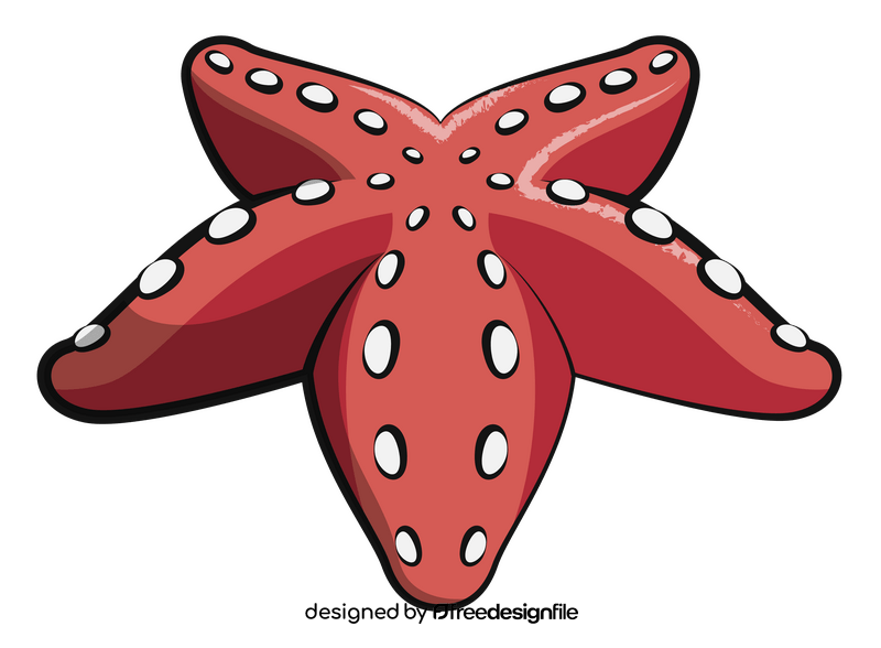 Starfish cartoon clipart