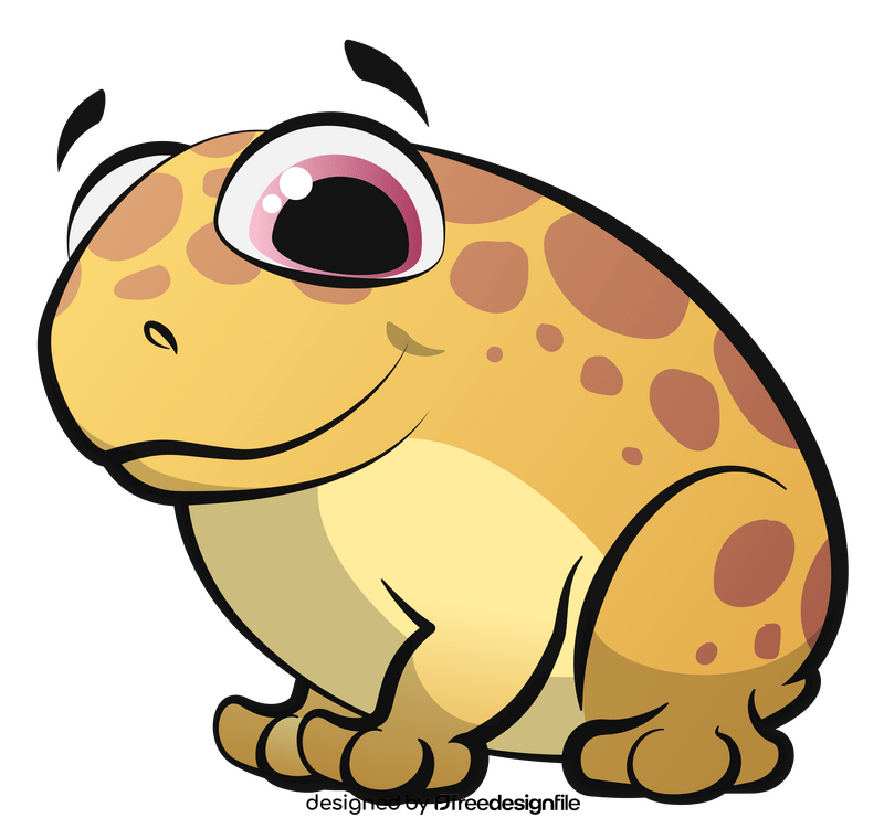 Toad cartoon clipart