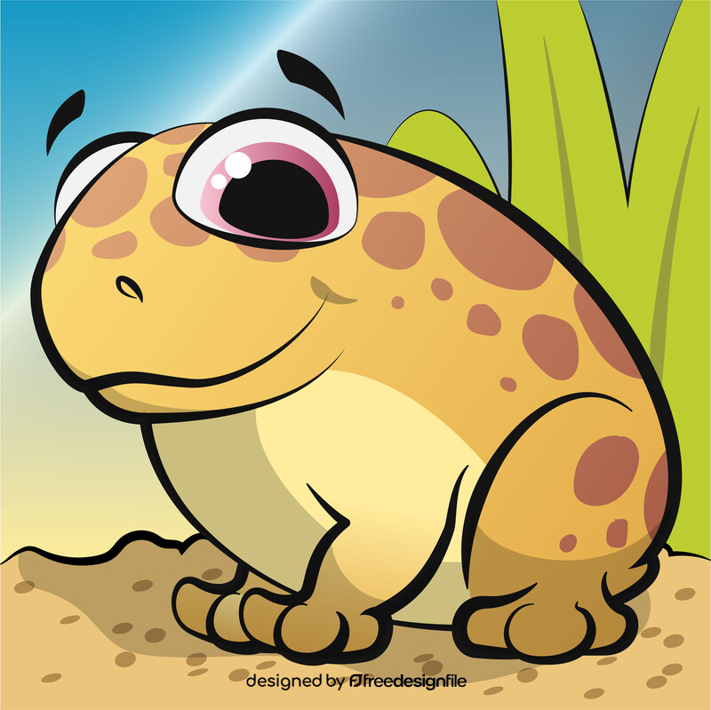 Toad cartoon vector