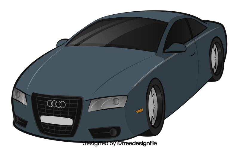Audi A5 coupe clipart