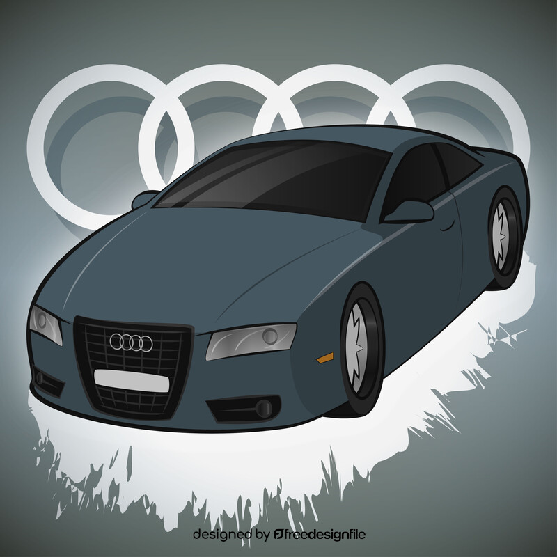 Audi A5 coupe vector